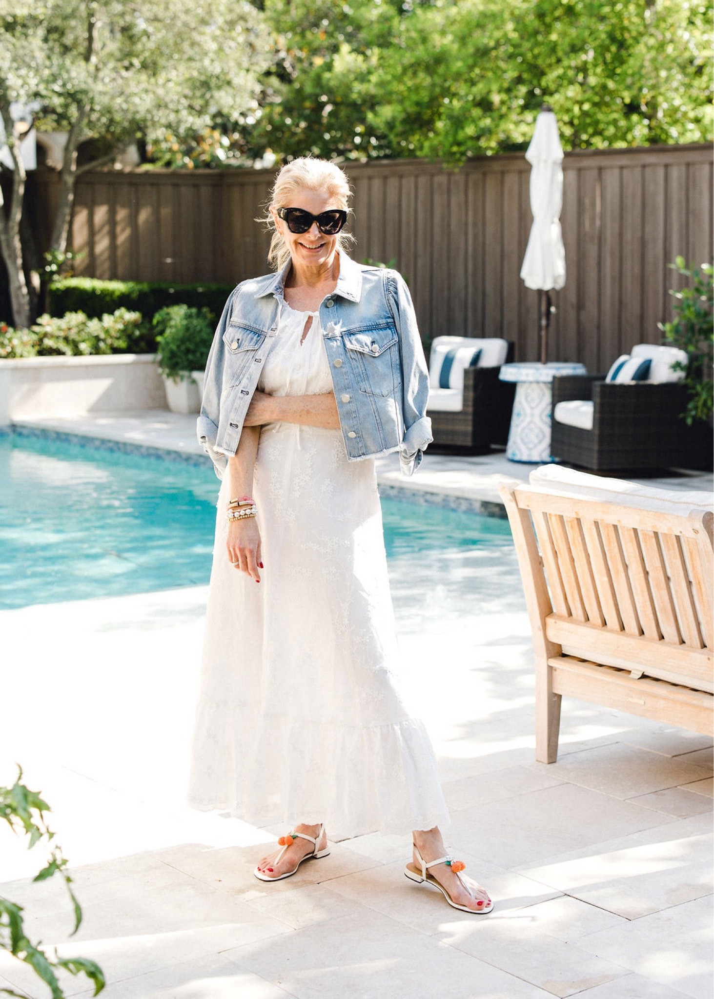 Love this white maxi dress for spring! Size S  

#LTKSeasonal #LTKover40 #LTKstyletip