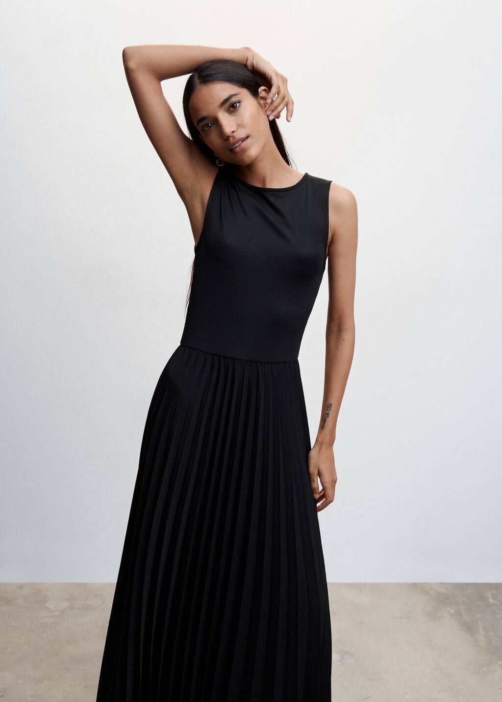 Pleated knitted dress - Women curated on LTK