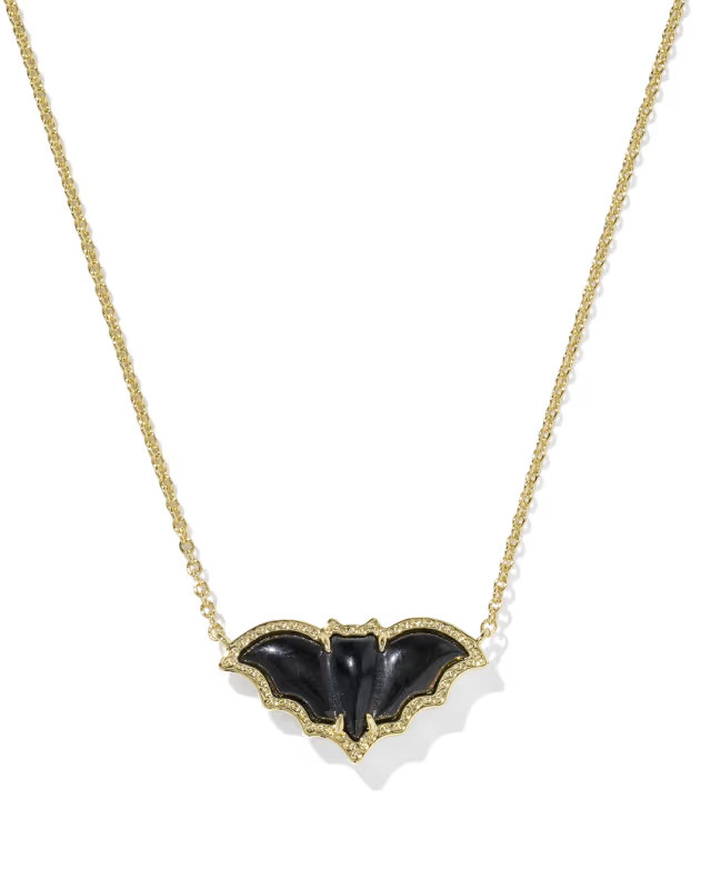 Bat Gold Short Pendant Necklace | Kendra Scott