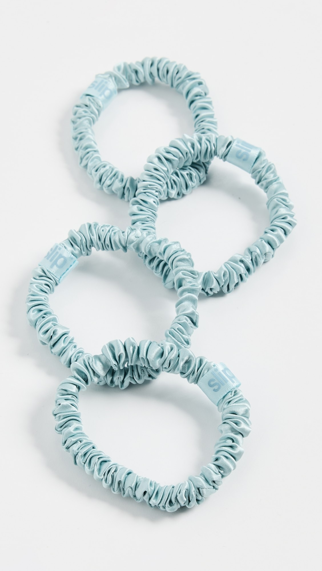 Skinny Silk Scrunchies Set of 4 | Shopbop