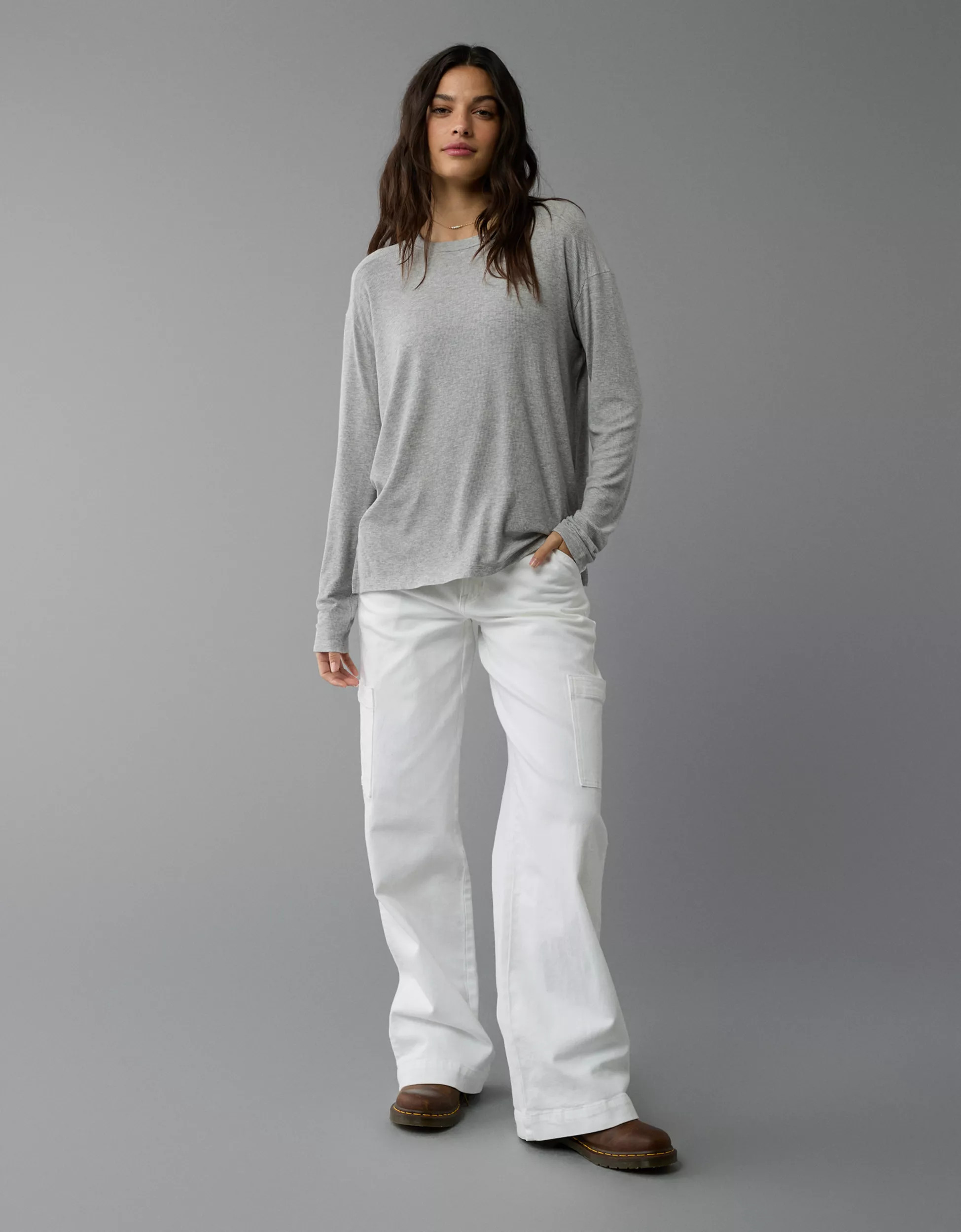 AE Soft & Sexy Long-Sleeve T-Shirt | American Eagle Outfitters (US & CA)