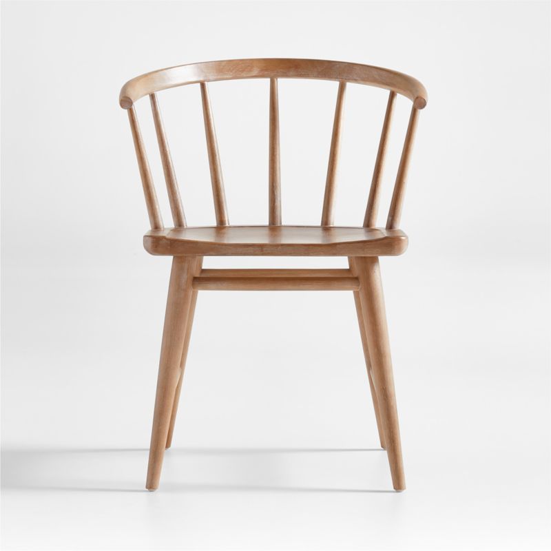 Pali Light Brown Wood Dining Chair + Reviews | Crate & Barrel | Crate & Barrel