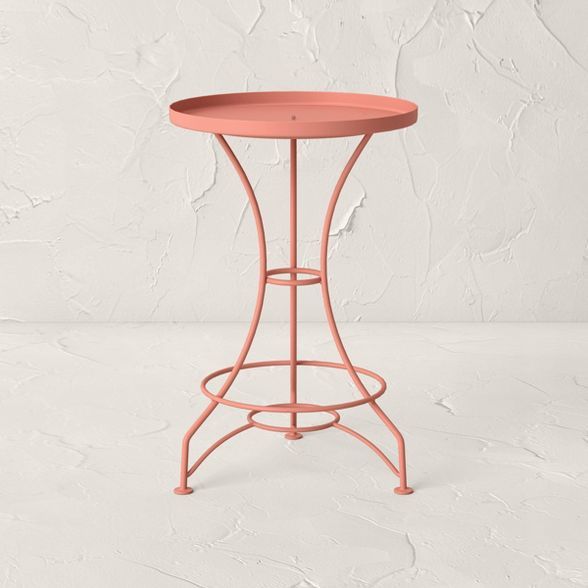 18" Indoor/Outdoor Iron Plant Stand Pink - Opalhouse™ designed with Jungalow™ | Target