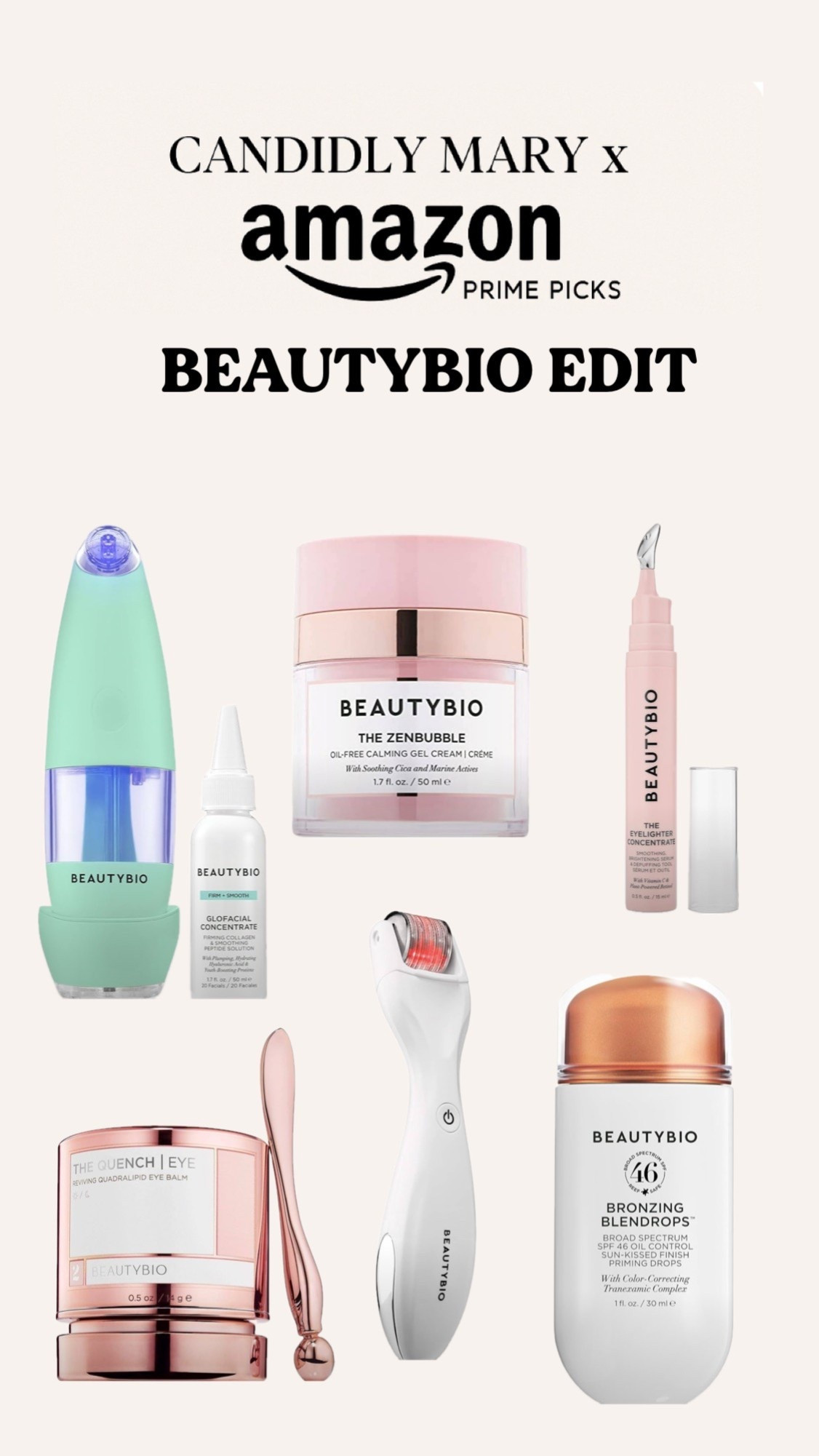 CANDIDLY CURATED ✨ | BeautyBio Best Sellers

These are the skincare staples I keep coming back to—because they actually deliver. From collagen-boosting microneedling to the most hydrating gel cream I’ve ever used, every pick here is clinically backed and Prime Day ready.

Tap to shop my full BeautyBio Glow Edit 💗
✔ GloPRO Microneedling Tool
✔ ZenBubble Gel Cream
✔ GloFacial Pore Detox
✔ The Quench Cream
✔ Eyelighter
✔️ Quench Eye Balm

#LTKbeauty #CandidlyMaryEdit #PrimeGlow #SkincareThatWorks #BeautyBioBestSellers #LTKPrimeDay #LTKsalealert #MicroneedlingAtHome

#LTKBeauty