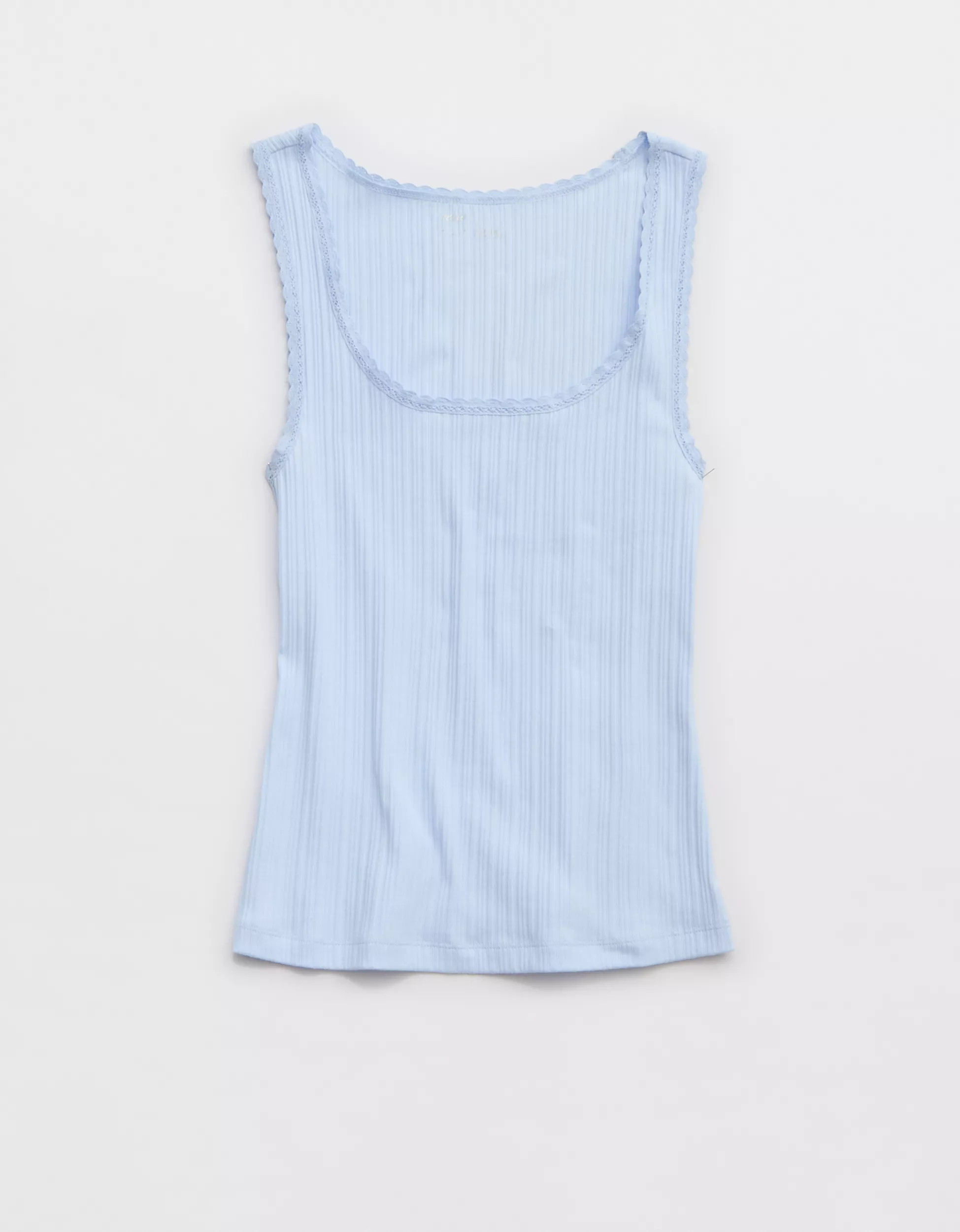 Aerie Ribbed Scoop Neck Tank Top | American Eagle Outfitters (US & CA)