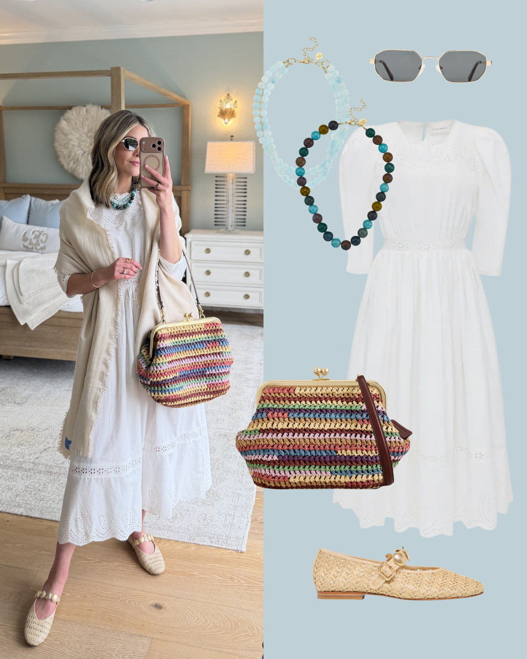 A few favorite looks of late repeat🤍 lots of easy pieces i’ve been reaching for on repeat… soft dresses, lightweight layers, a good blazer + short set, and the kind of separates you can mix and match without overthinking it. everything feels a little polished but still really wearable for everyday.

size notes:
- outfit 1: size 2 dress
- outfit 2: size small sweater, size 2 skirt
- outfit 3: small tops, 26 in jeans
- outfit 4: xs dress, size 2 blazer
- outfit 5: small top, 25 jeans (use code CHARLI15 to save on both!)
- outfit 6: size 0 top, 2 blazer
- outfit 7: size 2 blazer & shorts, small bodysuit (bag coming soon!)
- outfit 8: size 2 top, 26 denim 

 #LTKootd #LTKSeasonal