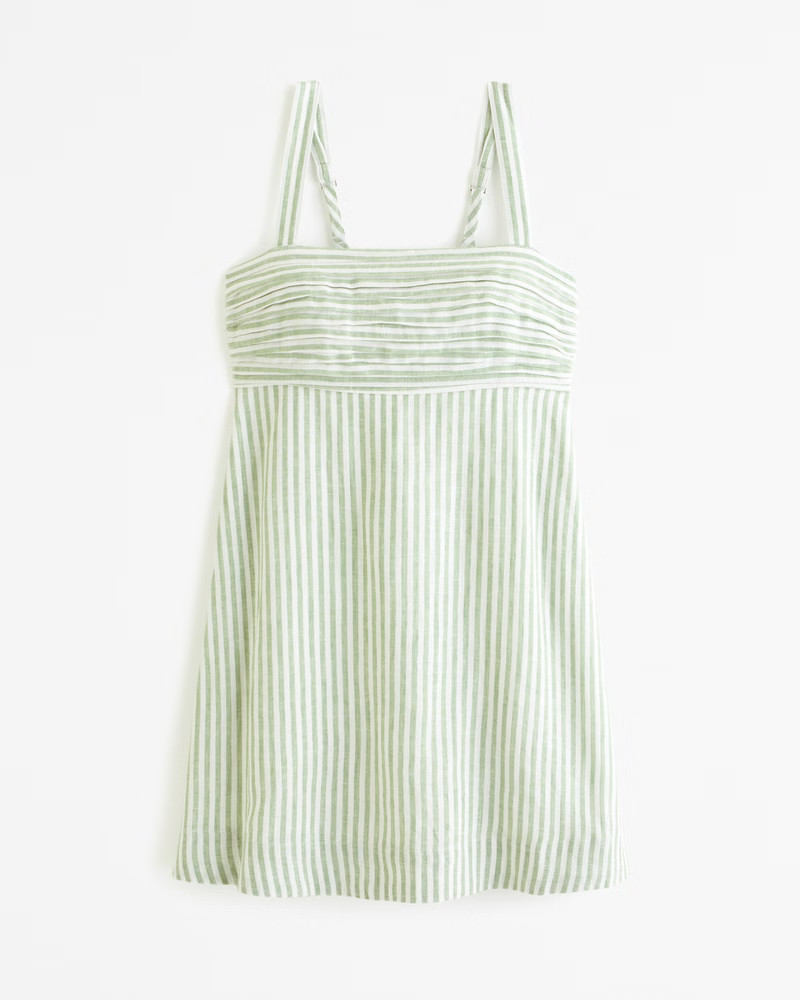 Women's The A&F Emerson Linen-Blend Skort | Women's Dresses & Jumpsuits | Abercrombie.com | Abercrombie & Fitch (US)