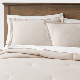 Cotton Linen Chambray Comforter & Sham Set - Threshold™ | Target