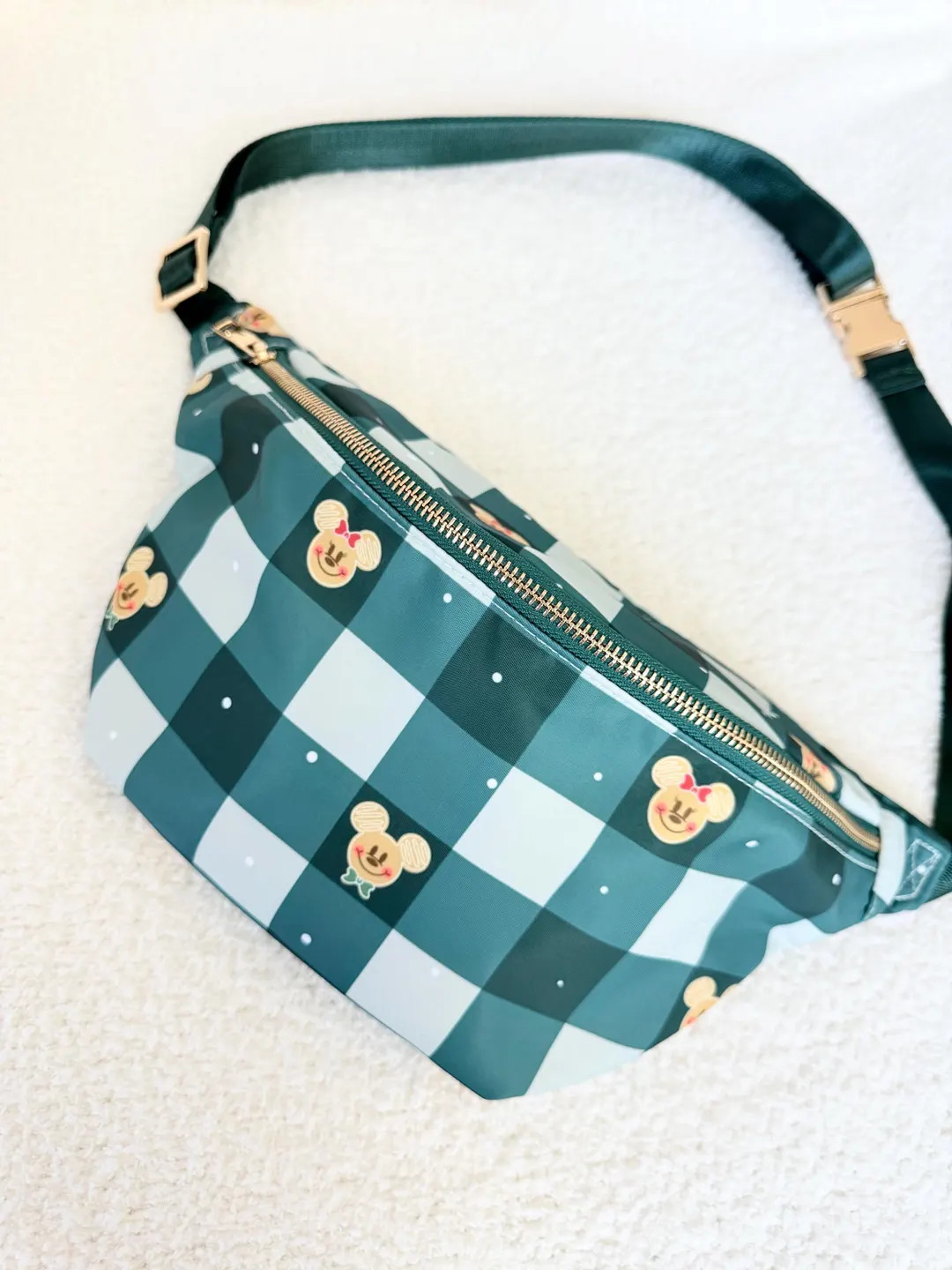 Magical Holiday Green Checker Belt Bag - Gingerbread Belt Bag - Green Checker - Christmas Bag - W... | Etsy (US)