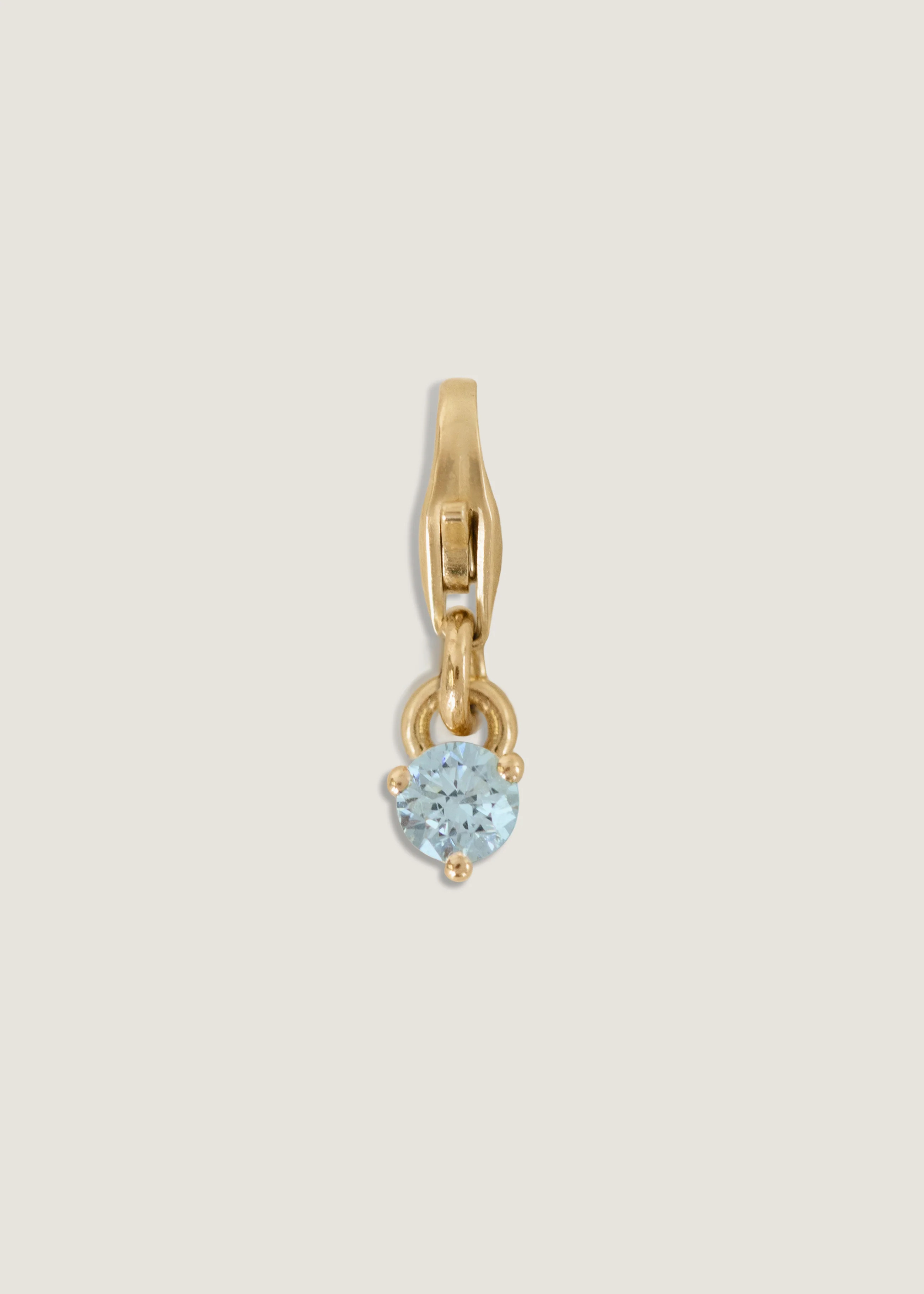Ma-eum Birthstone Charm Aquamarine - Kinn | Kinn Studio