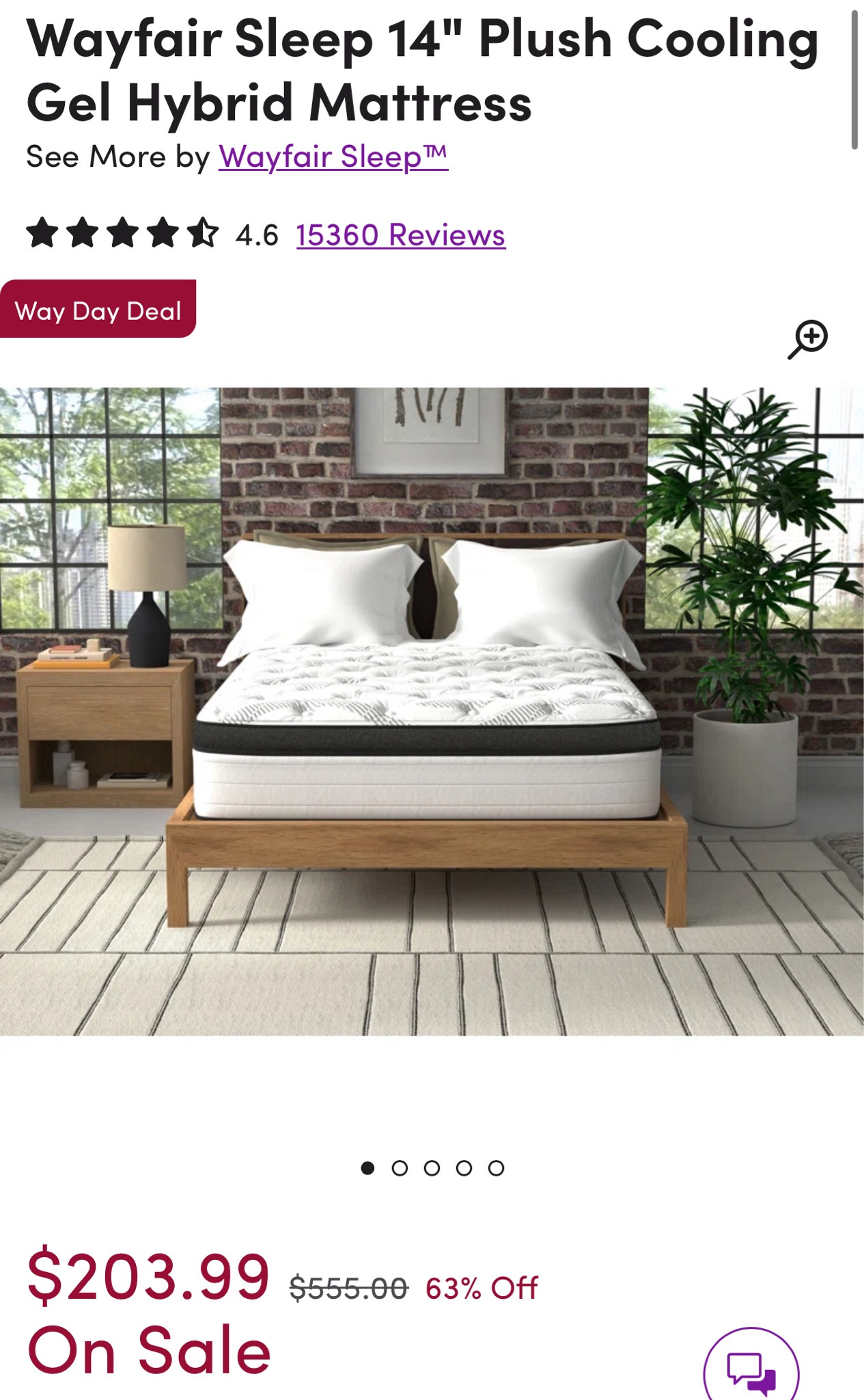 Slowly replacing the mattresses at the lake and took advantage of this great WayDay deal! Super plush mattress for only $204 🤯

#LTKSaleAlert #LTKxWayDay #LTKHome