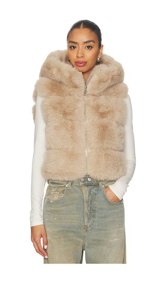 Landau Vest in Camel | Revolve Clothing (Global)