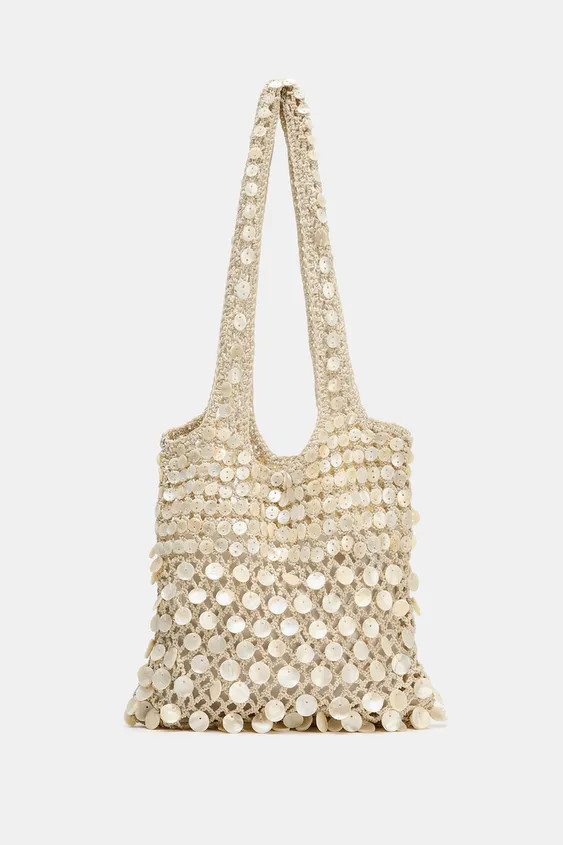 BEADED SHOULDER BAG | Zara US