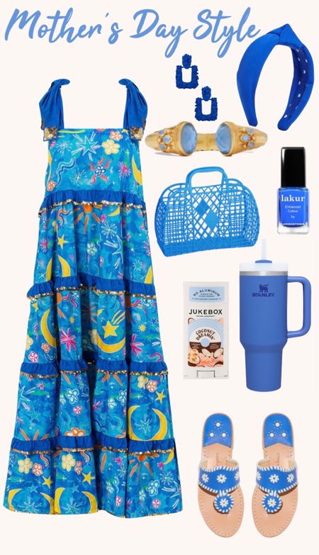 Mother’s Day outfit/ mothers day gift ideas / star and moon dress / blue gifts / gifts for mom 

#LTKSeasonal #LTKover40 #LTKparties