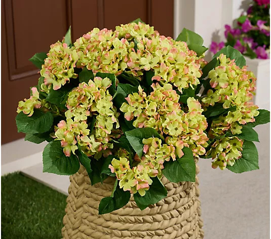 Make Your Selection: Indoor/Outdoor Hydrangea Urn Filler by Valerie | QVC
