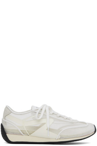 rag & bone - Off-White Retro Runner Slim Sneakers | SSENSE