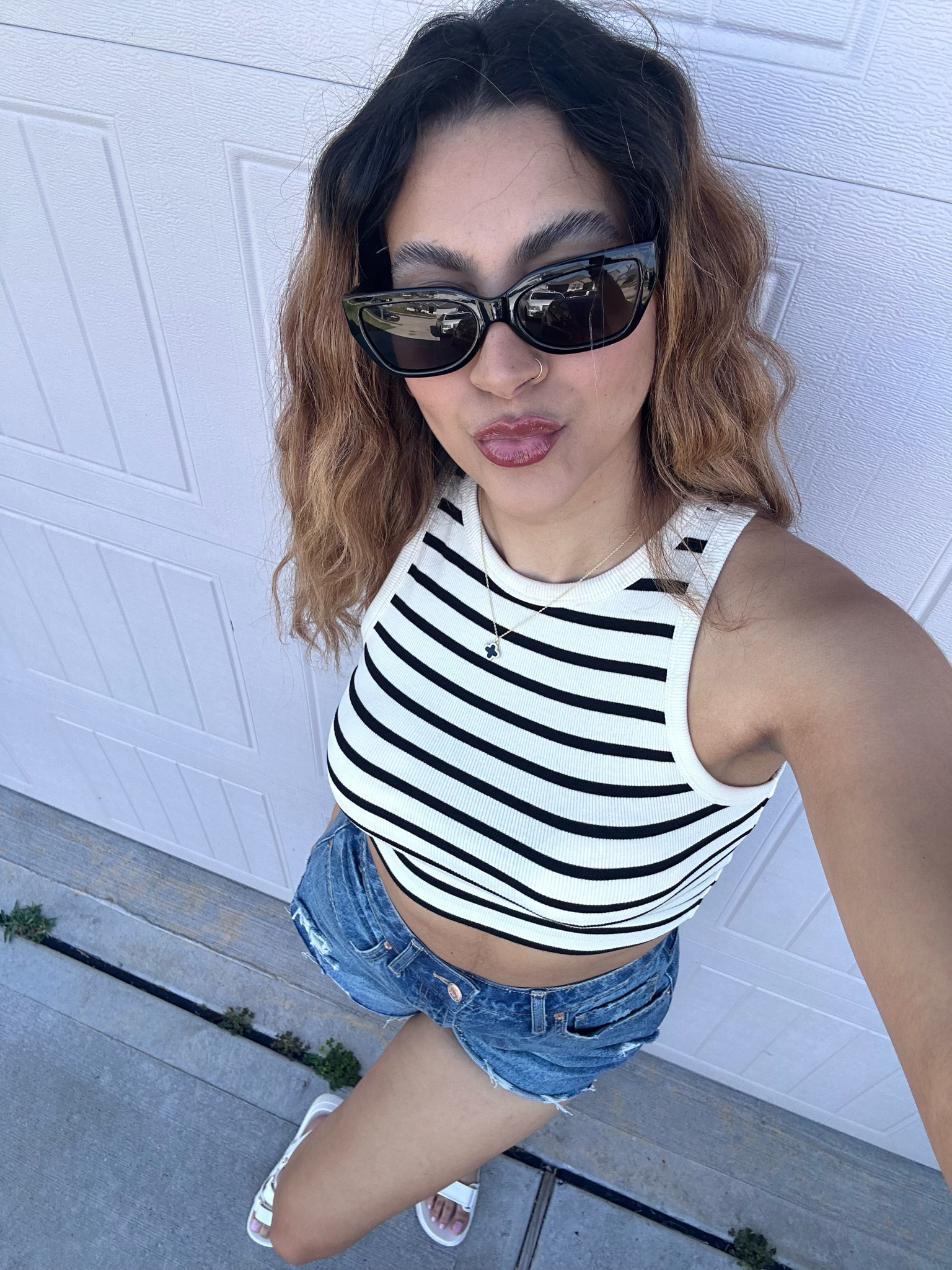 Spring outfit 
Top size S 
Shorts size 8 

#LTKstyletip #LTKSeasonal #LTKsalealert