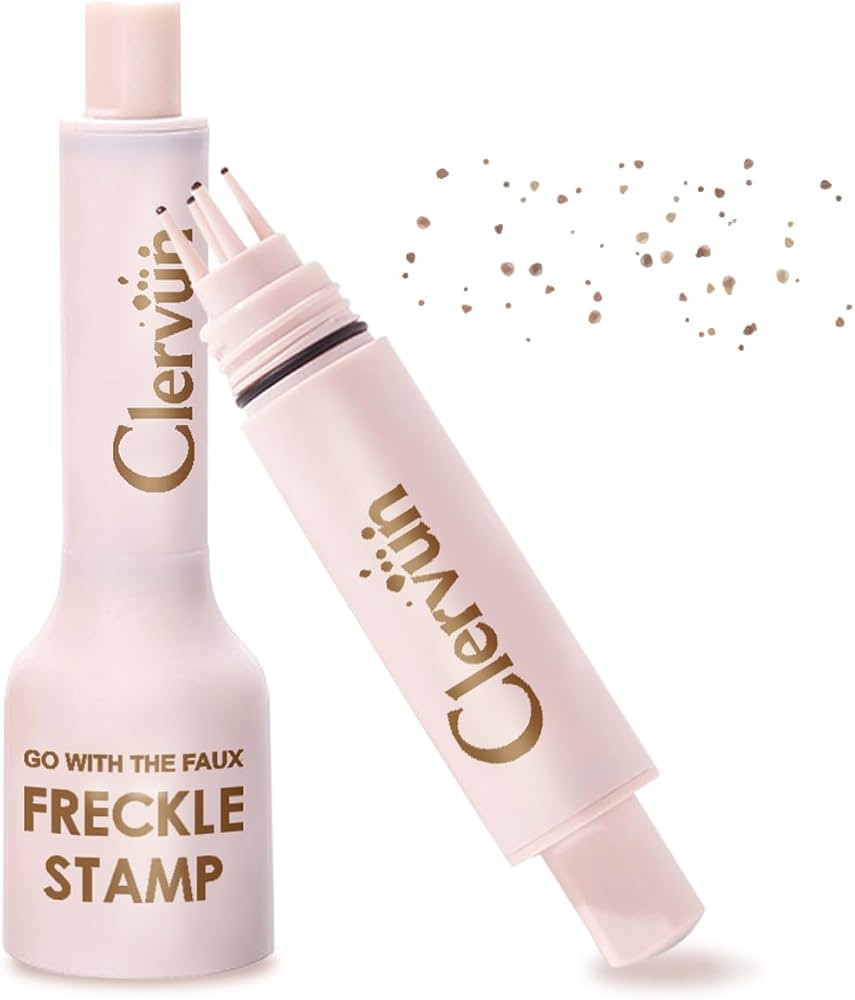 Freckle Stamp - Freckle Pen Waterproof, Long Lasting Fake Freckles, Quick Dry 5-Point Faux Freckl... | Amazon (US)
