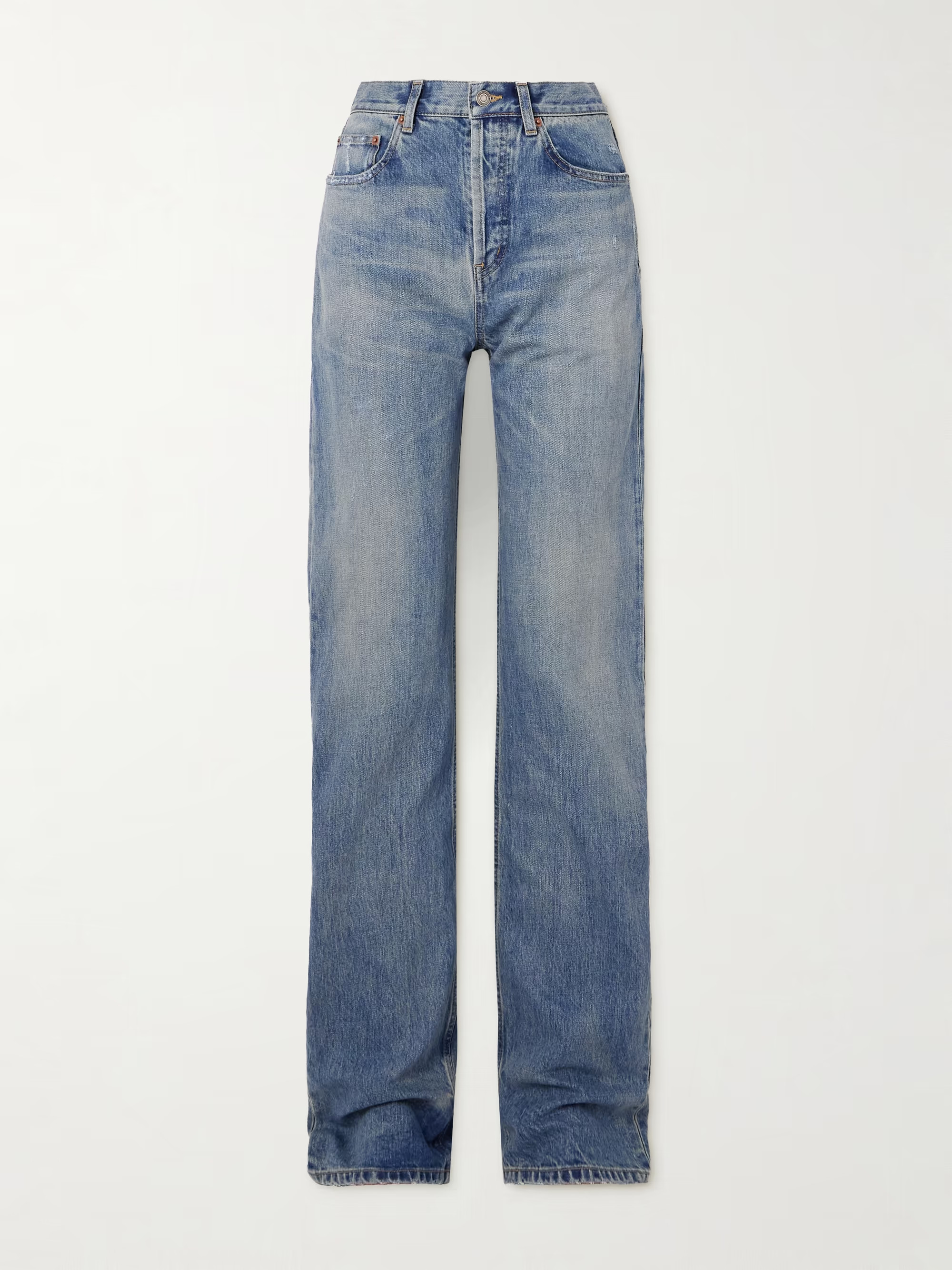 High-rise straight-leg jeans | NET-A-PORTER (US)