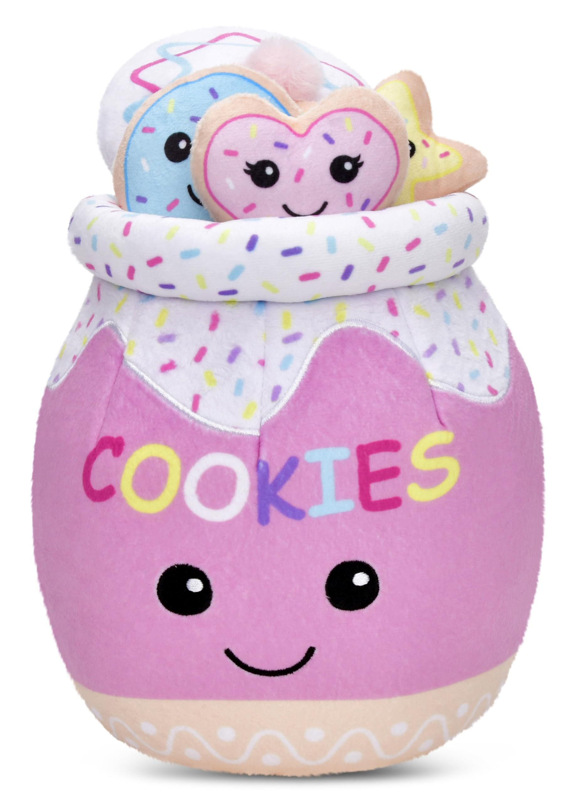 iscream Foodie Fun Plush Cookie Jar Play Set with Embroidered Accents for All Ages | Amazon (US)