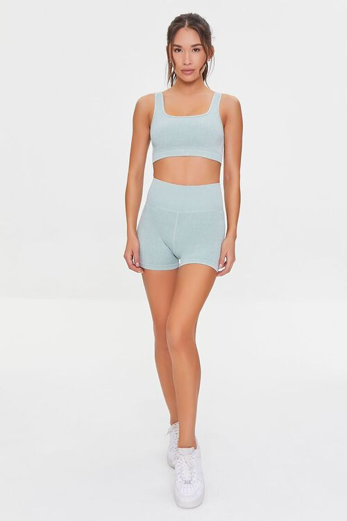 Ribbed Longline Sports Bra | Forever 21 (US)