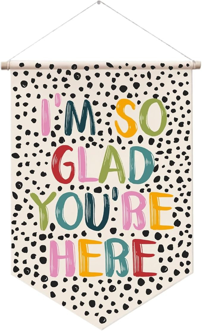 Kid Wall Banner Classroom Wall Decor Playroom Wall Hanging For Kids Positive Quotes Wall Hanging ... | Amazon (US)