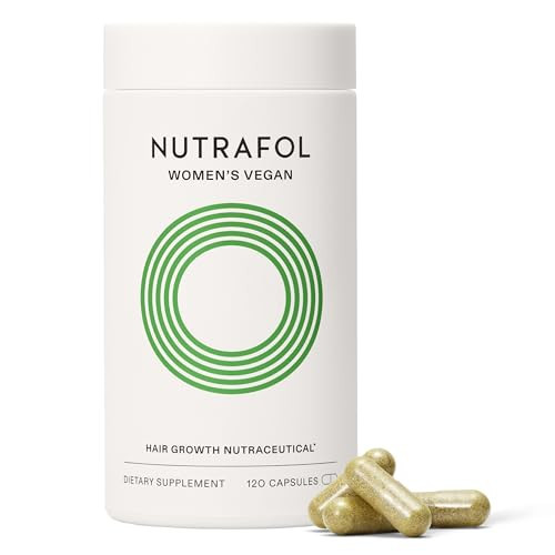 Nutrafol Women's Hair Growth Supplements, for Women 18-44 Years Old, Clinically Tested for Visibly Thicker, Stronger Hair, 100% Vegan Ingredients, Dermatologist Recommended - 1 Month Supply | Amazon (US)