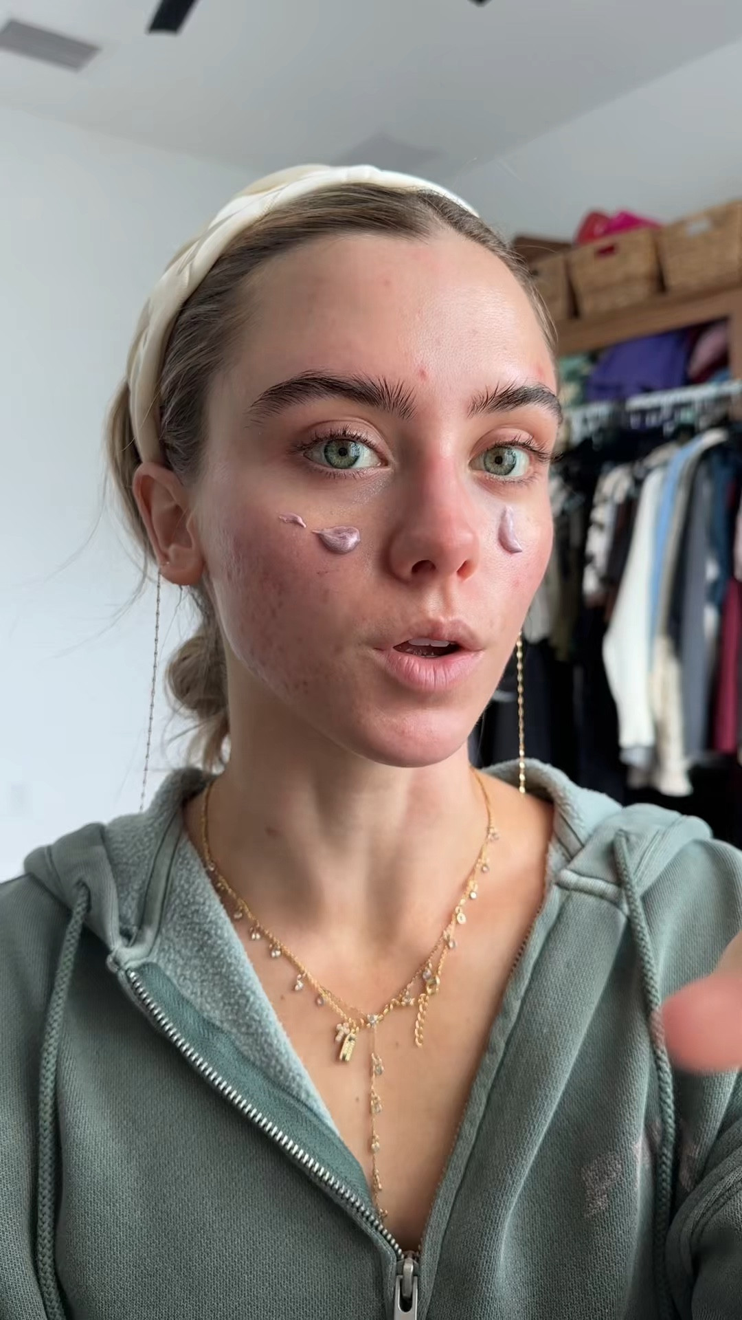 get ready with me! 😌💓 skin needs to be hydrated so bioron calendula cream for prep before my dibs beauty LoveBeam perfector shade 1. Natasha Denona foundation shade N6. Haus labs glossy blush stick shade glossy cinnamon. NYX cosmetics wonderstatch pink loose setting powder. Natasha Denona concealer shade N2. Maybelline super lock clear brow gel. Dibs beauty baked bronzer shade Caramel cappuccino. Patrick ta beauty blush duo shade she goes to the gym. L’Oréal Paris 3 second setting mist setting spray. Urban decay tubing tube job mascara. Anastasia Beverly Hills setting spray. Anastasia Beverly Hills lip liner shade deep taupe with lawless beauty x LSF lip gloss in the purple one  

#LTKselfcare #LTKgrwm #LTKBeauty