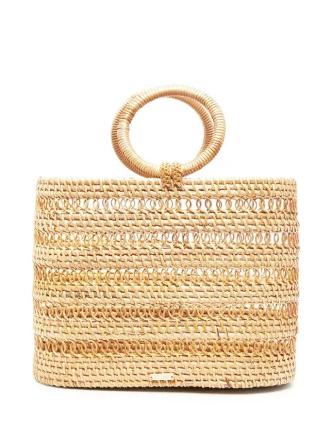 Coco rattan tote bag | Farfetch (UK)