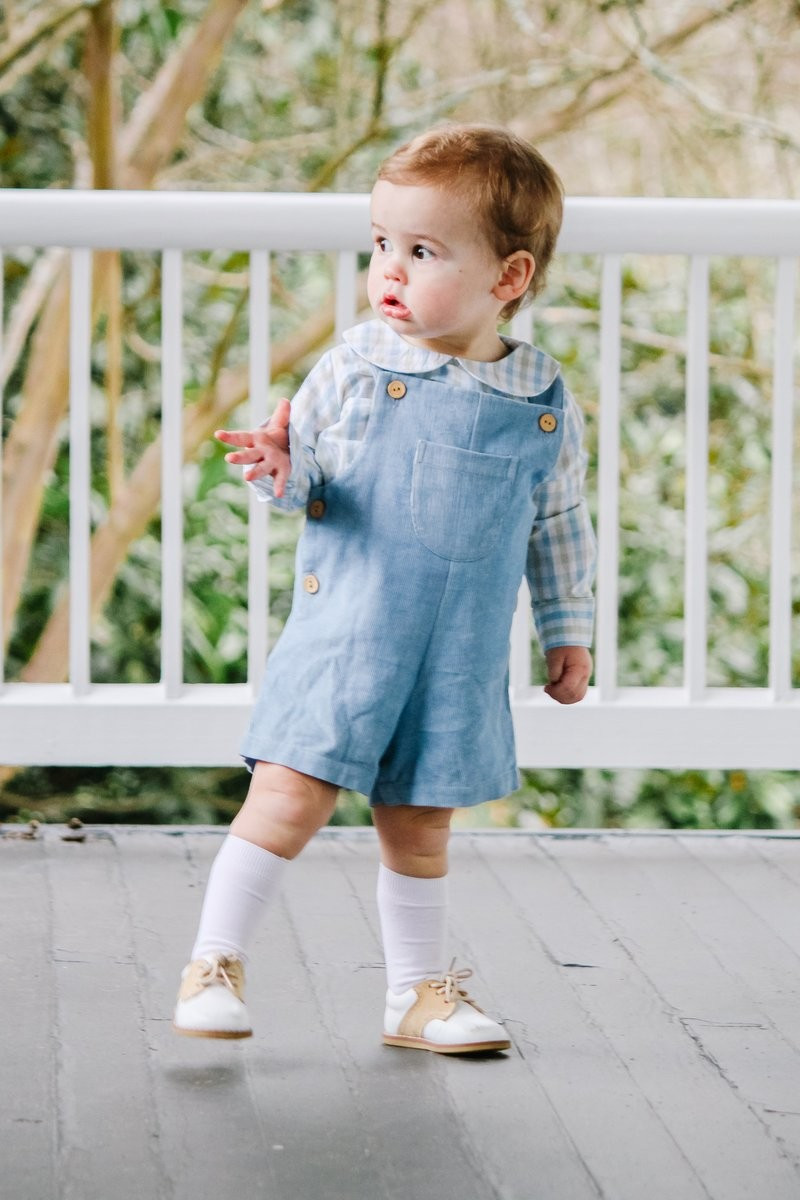 Rowan Plaid JonJon Set | Grace and James Kids