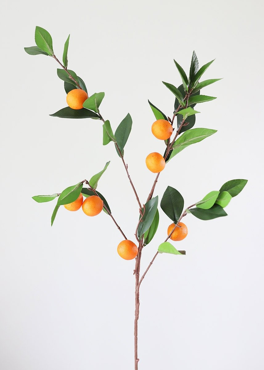 Artificial Orange Branch - 35" | Afloral (US)