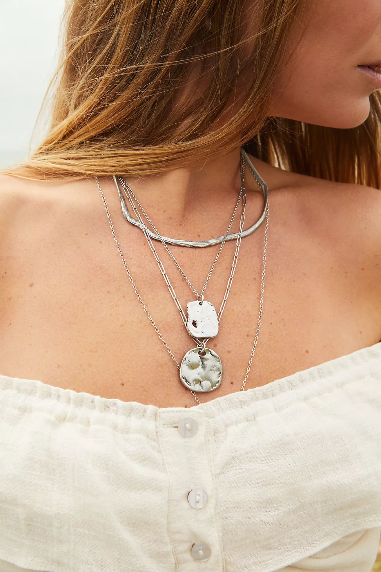 Oversized Coin Necklace | Free People (Global - UK&FR Excluded)