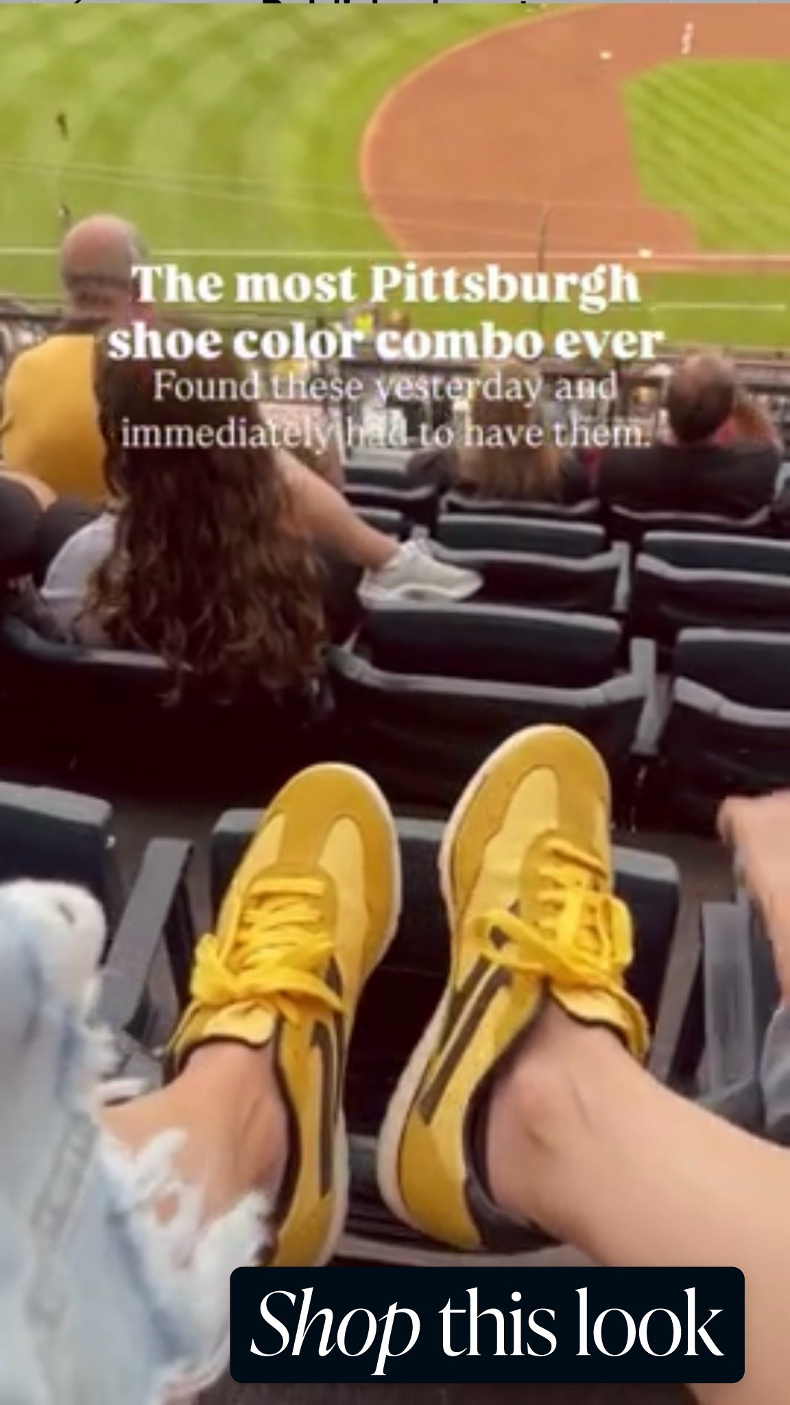 Budget-Friendly Gameday Outfit Essential 👇

Rep your favorite black and gold team in style! Found the ultimate pair of affordable sneakers from Walmart that are perfect for Pittsburgh sports fans. High-impact style on a total budget! 🙌✨

#LTKdayinmylife #LTKSaleAlert #LTKgrwm