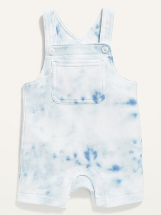 Unisex Sleeveless French Terry Shortalls for Baby | Old Navy (US)