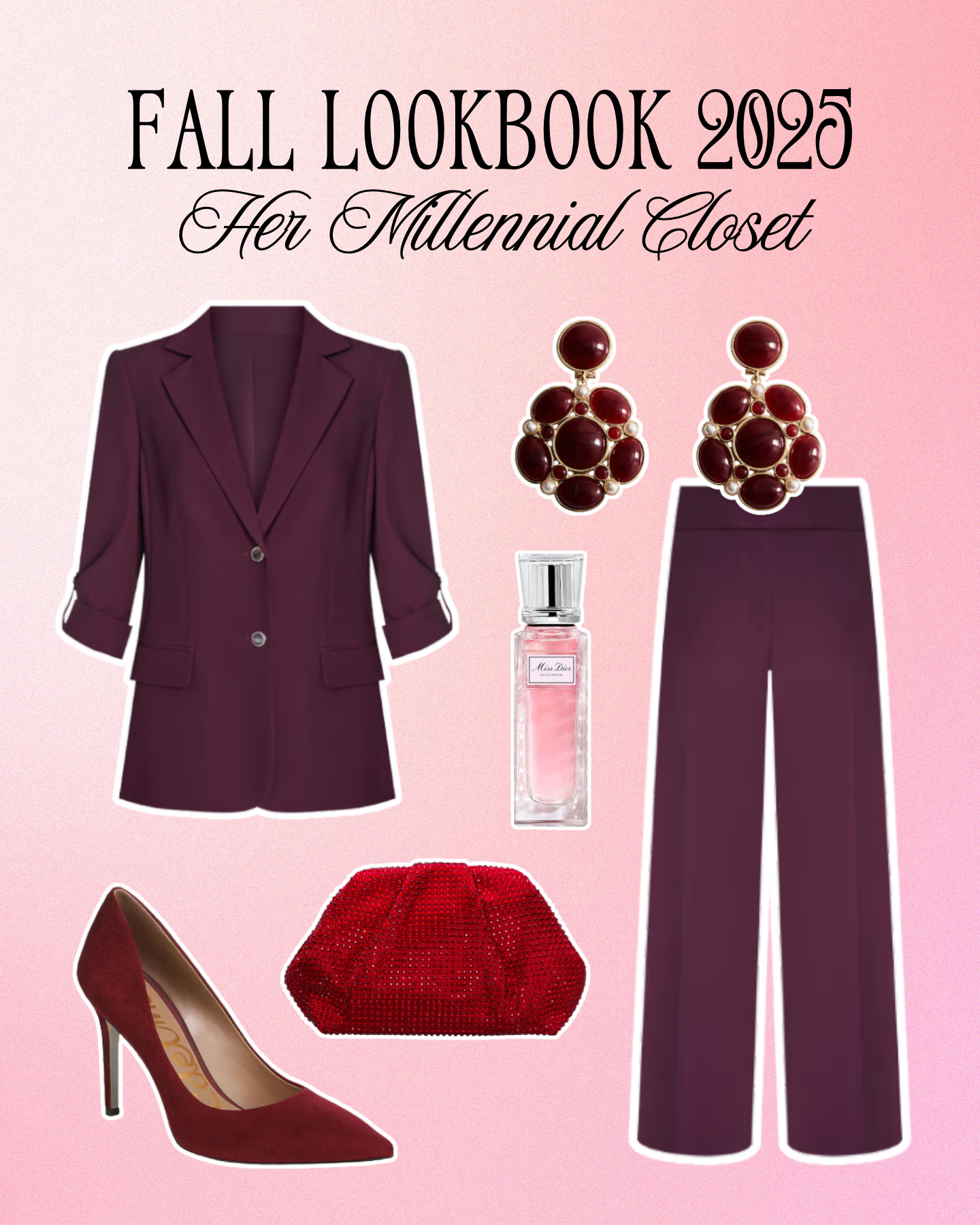 A burgundy color for a work wear? That's effortless chic and stylish!  

 

#LTKgrwm #LTKootd #LTKWorkwear