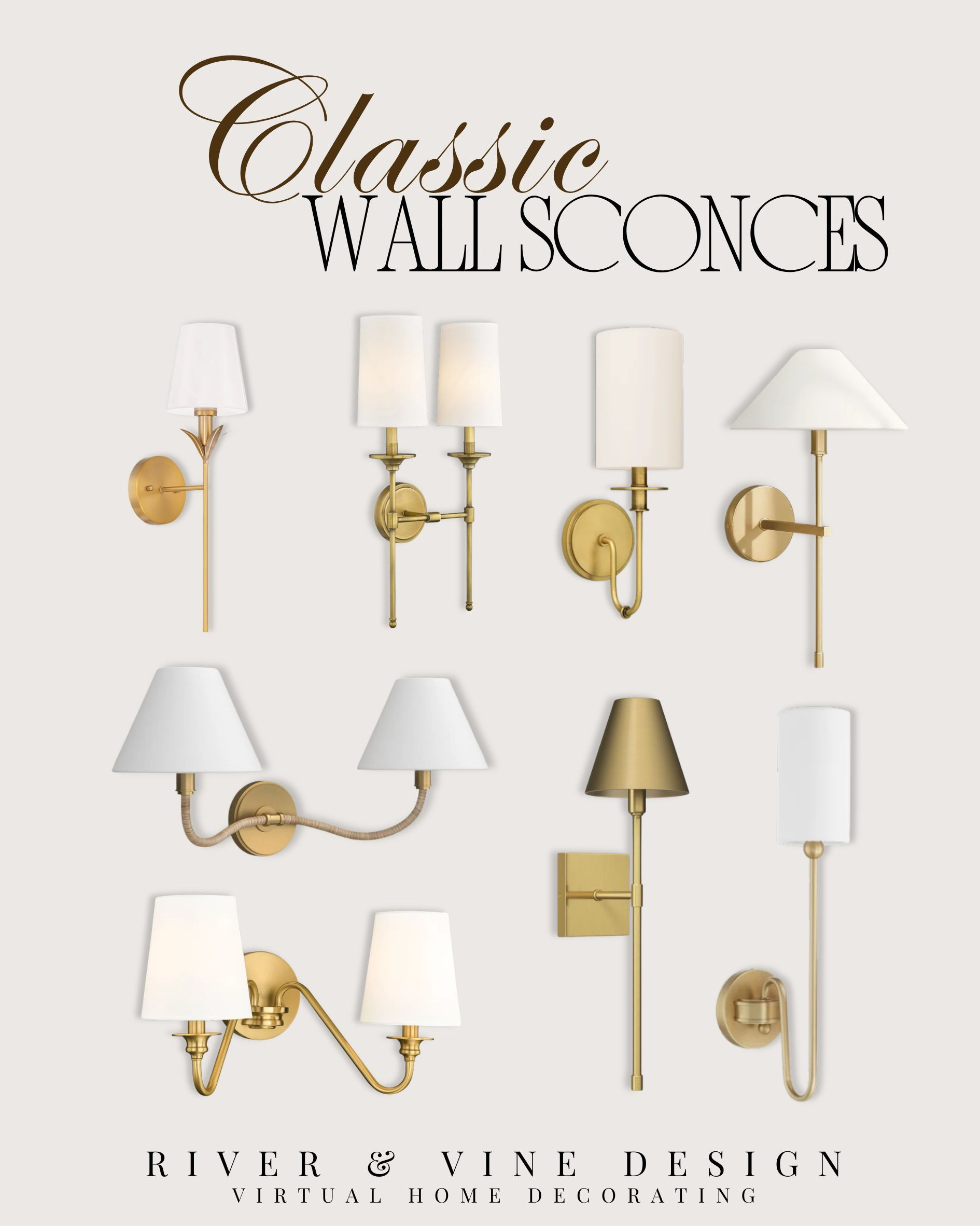 Classic wall sconces that instantly elevate a space—clean lines, warm brass, and timeless shapes that work in bedrooms, hallways, and living rooms.

If your lighting feels like an afterthought, this is the upgrade that changes everything.

Tap to shop my favorites ✨
(I may earn a small commission at no extra cost to you) 

 #LTKHome