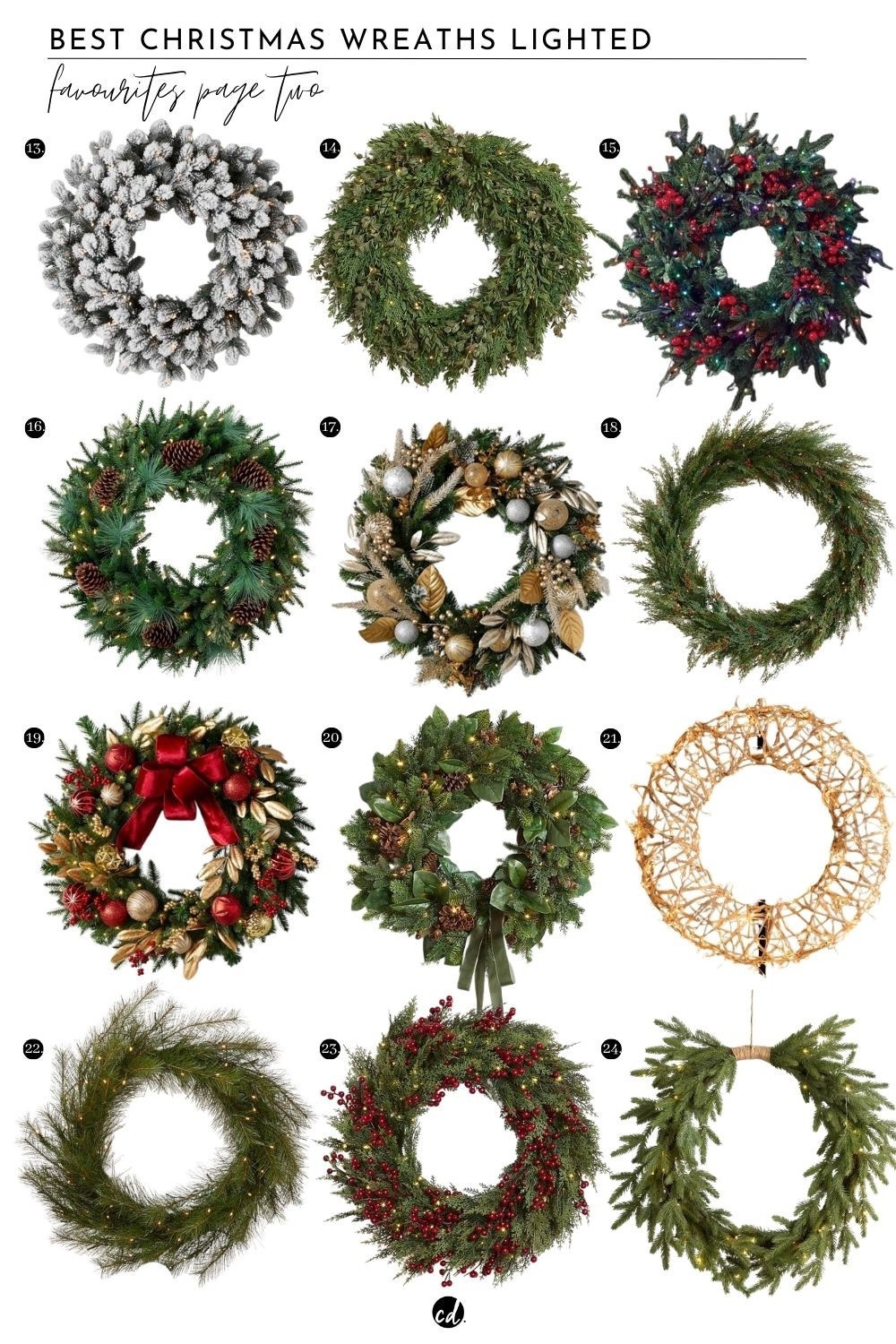 Best Christmas Wreaths Lighted: Favourites 2

#LTKSeasonal #LTKHome