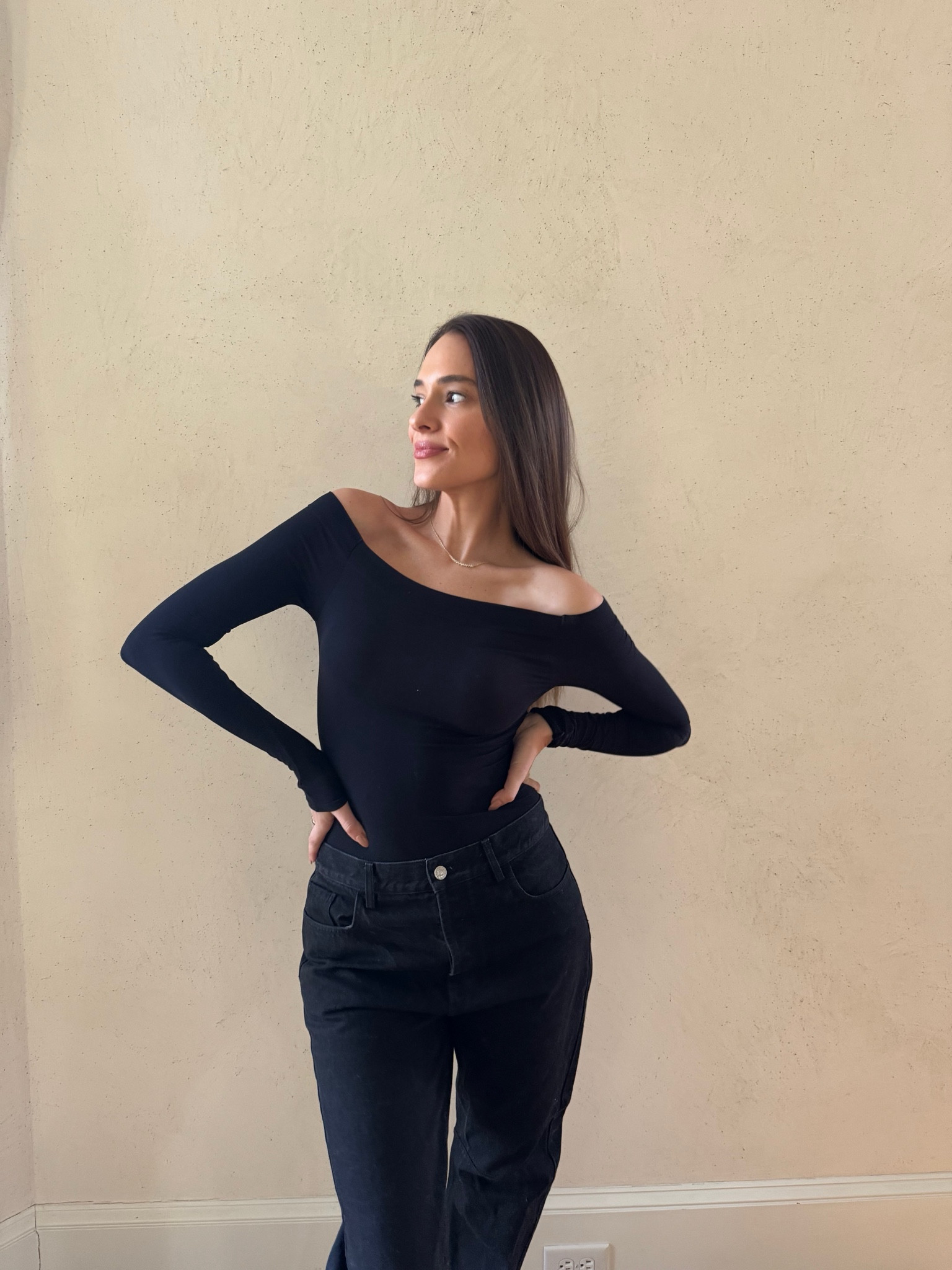 Off shoulder body suit 

#LTKStyleTip