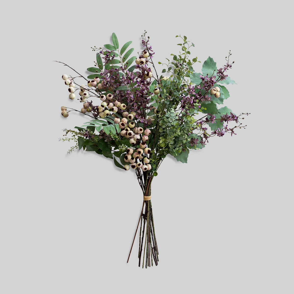 Faux Purple Orchid Bunch | Statement Floral Arrangement | Bloomist, Inc