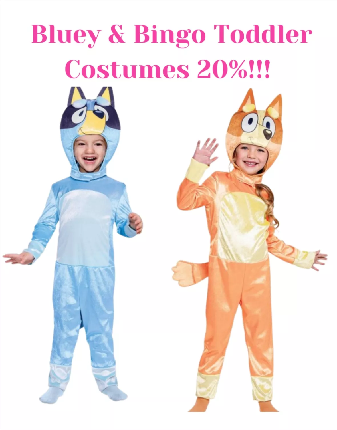 Bluey Costumes in Kids Halloween Costumes 