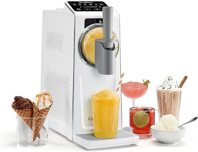 Cuisinart 6-in-1 Slushy & Soft-Serve Maker, Ice Cream Maker Machine Makes Soft-Serve Ice Cream, S... | Amazon (US)