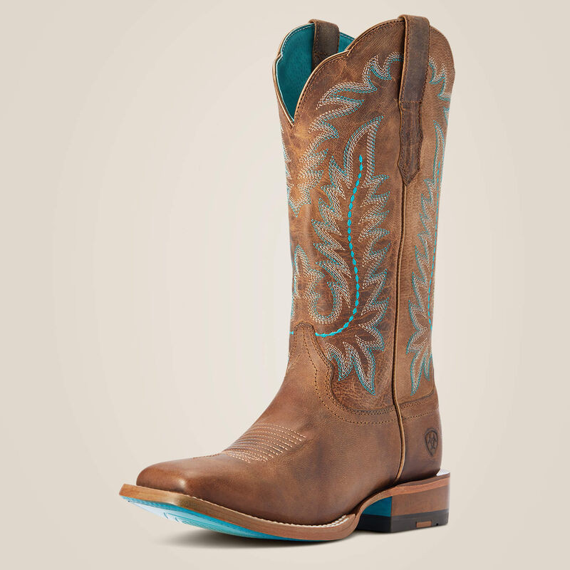 Frontier Tilly Wide Square Toe Western Boot | Ariat (US)