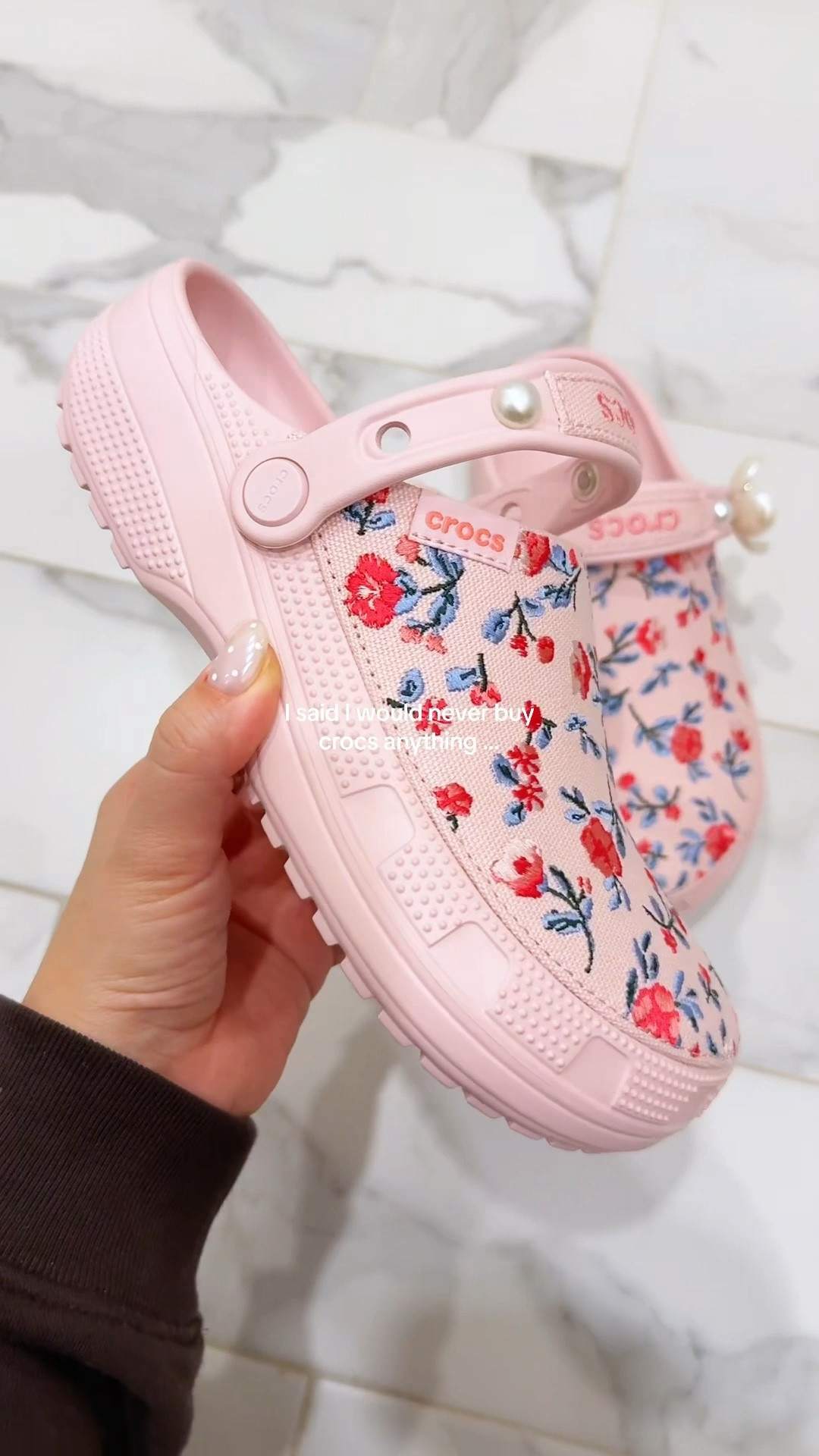 I fear I may be obsessed 😍💕

Crocs floral clogs, classic crocs, mom shoes, everyday slip on shoes, comfortable clogs, spring shoes for women, garden shoes, errands outfit shoes, mom style essentials, casual shoes women, floral print shoes, easy on shoes, supportive comfort shoes, trendy crocs, mom life footwear

#LTKFindsUnder100 #LTKSeasonal #LTKSaleAlert