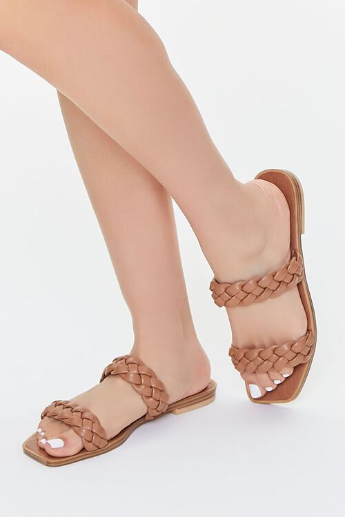 Braided Faux Leather Sandals | Forever 21 (US)