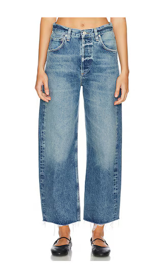 Ayla Crop Wide Leg Jeans in Doheny | Revolve Clothing (Global)