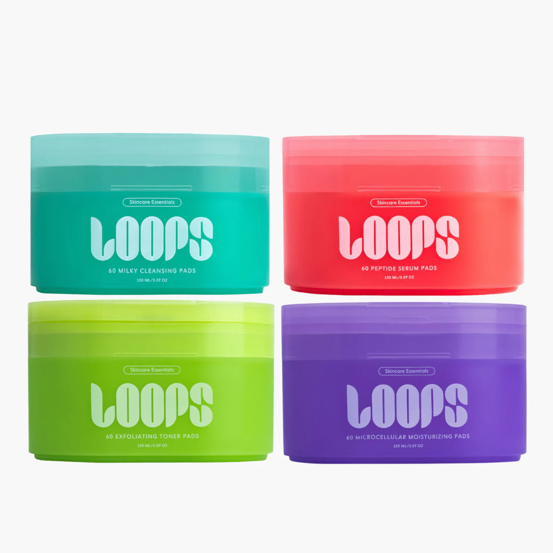 LOOPS 4-Step Essentials | Skincare Pads With Korean Technology | Loops Beauty