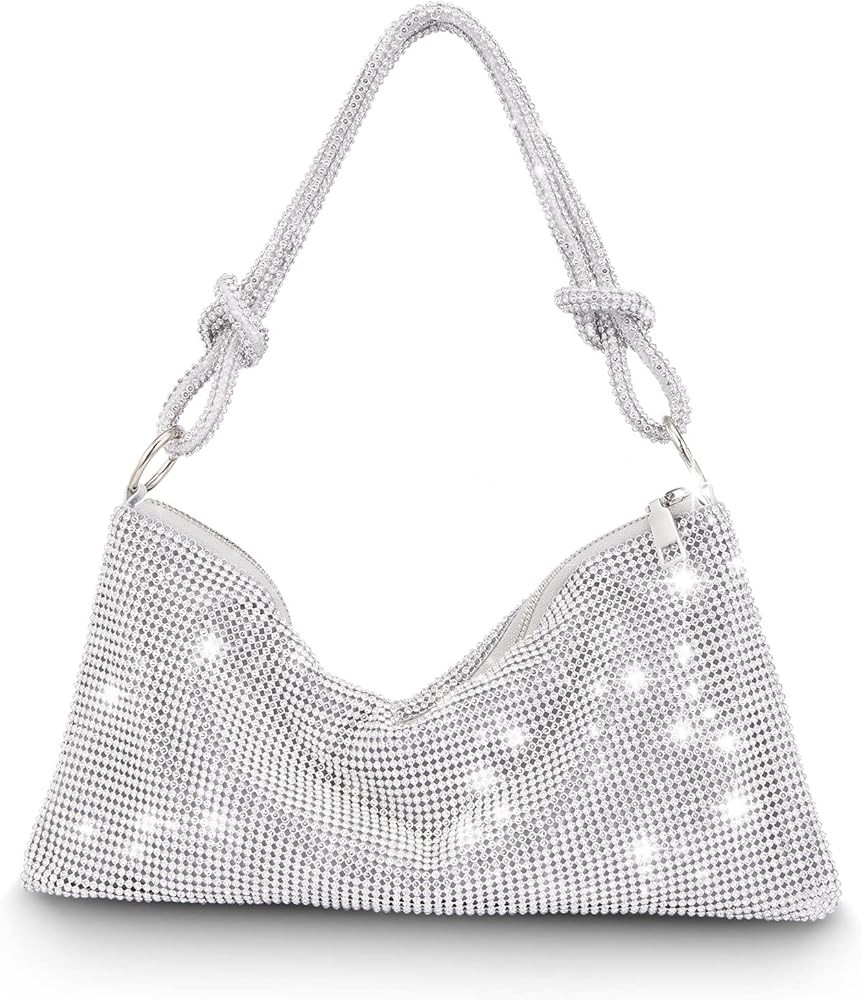 Geckowi Rhinestone Purse for Women Evening Bags Formal Clutch Purse Sparkly Party Wedding Cocktai... | Amazon (US)