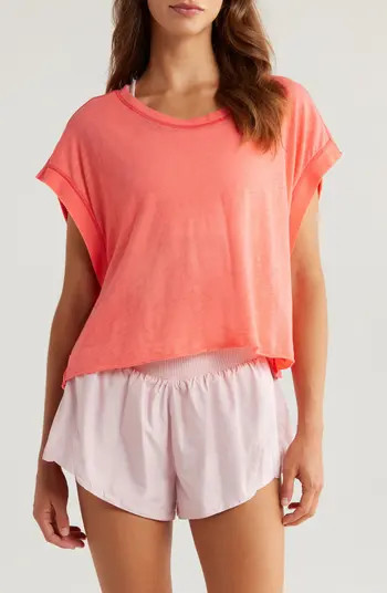 Free People FP Movement My Tee Time Open Back T-Shirt | Nordstrom | Nordstrom