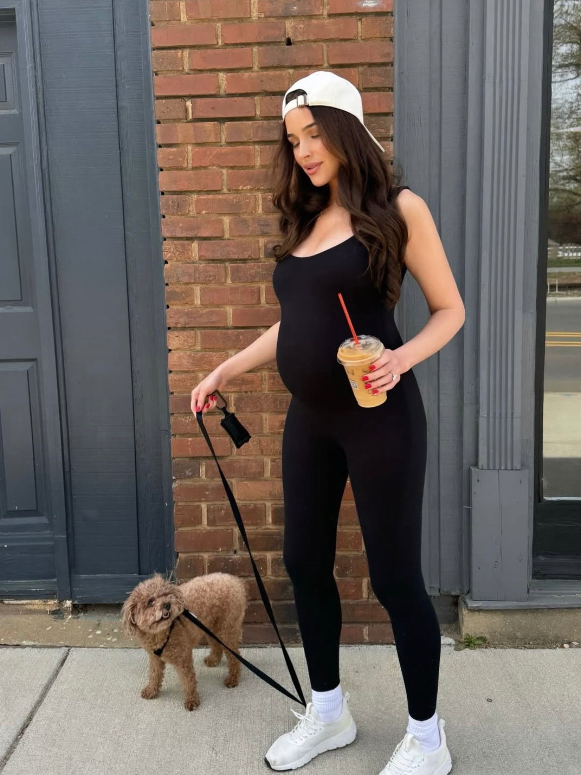 Dog walk in my favorite  onesie

#LTKActive #LTKSeasonal #LTKStyleTip