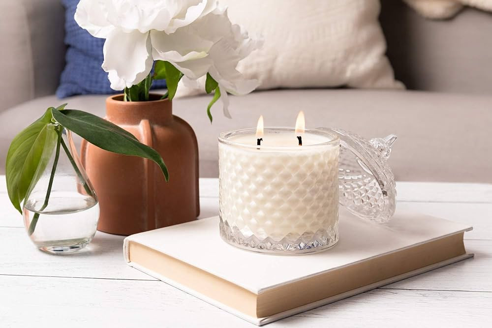 Vanilla + Buttercream All-Natural Soy and Coconut Wax Candle | 11oz | 60+ Hour Burn Time | Premiu... | Amazon (US)